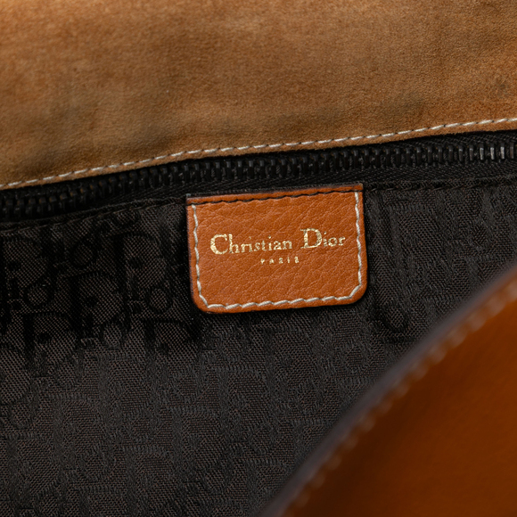Pre-Loved Dior Leather Baudrier Saddle Bag - Picture 5 of 7